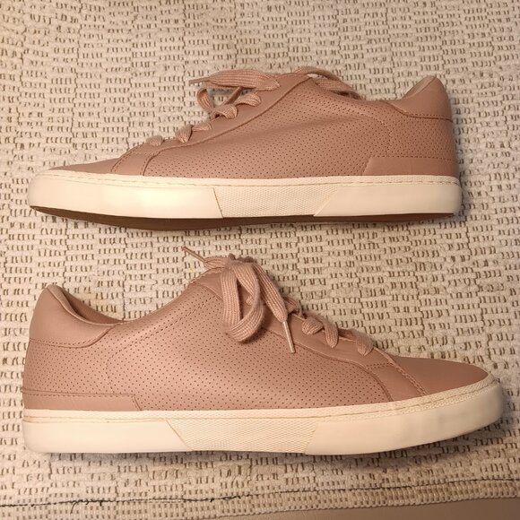 A New Day women's 'Madison' dusty rose pink faux leather lace up sneakers sz 12 - Picture 5 of 11